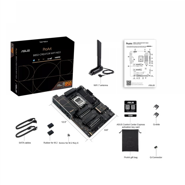 Материнcкая плата Asus proart b850-creator wifi neo (sAM5, b850, ddr5) - изображение 10
