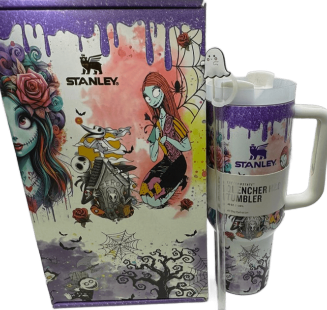 Термос термокружка Stanley Quencher H2.0 Tumbler из нержавеющей стали Halloween Ghost Tumbler Set 1,18 л KT7001970 - Фото 1 Термос термокружка Stanley Quencher H2.0 Tumbler из нержавеющей стали Halloween Ghost Tumbler Set 1,18 л KT7001970 - изображение 1