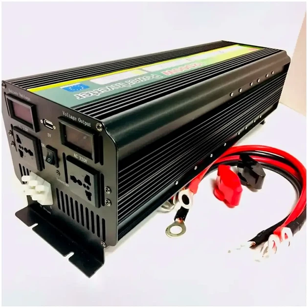 Инвертор 12000W 12V с модифицированной синусоидой черный для автономного энергоснабжения - Фото 5 Инвертор 12000W 12V с модифицированной синусоидой черный для автономного энергоснабжения - изображение 5