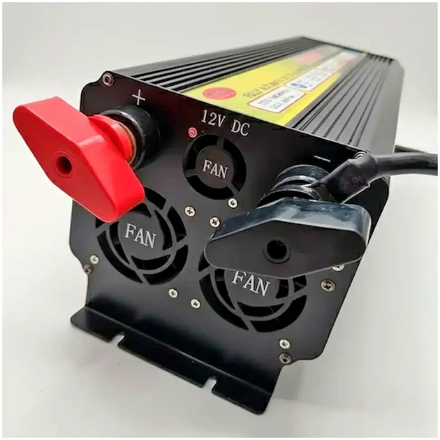 Инвертор 12000W 12V с модифицированной синусоидой черный для автономного энергоснабжения - Фото 7 Инвертор 12000W 12V с модифицированной синусоидой черный для автономного энергоснабжения - изображение 7