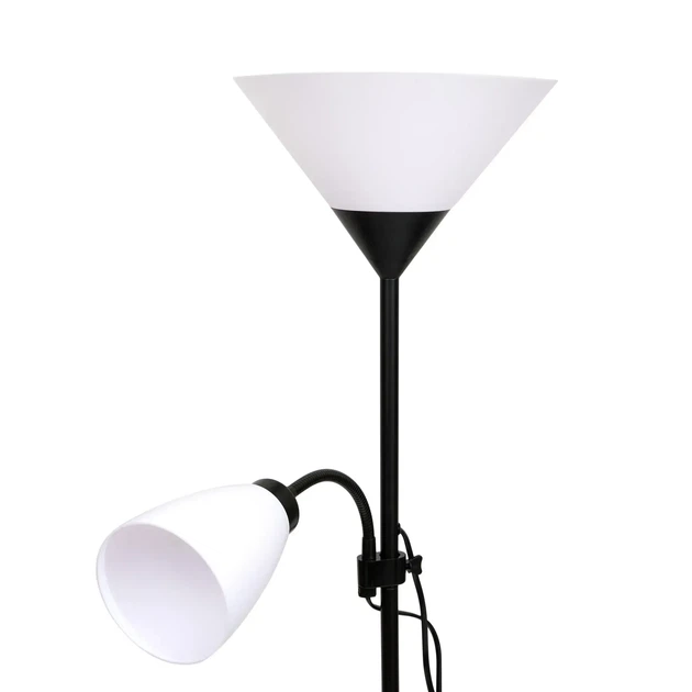 Торшер Bergs 1050-FL-2 Black 2хE27 - Фото 2 Торшер Bergs 1050-FL-2 Black 2хE27 - изображение 2