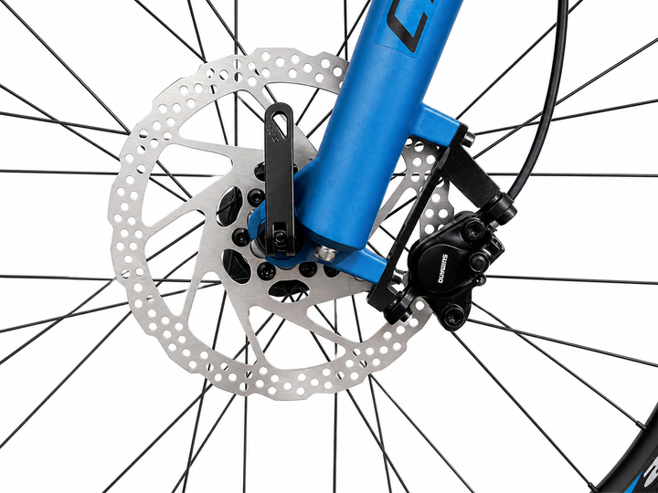 Велосипед гірський 29" Crosser Solo рама 21", 1x12 L-TWOO AX, гідравліка Shimano MT200, повітряна вилка Синій - Фото 8 Велосипед гірський 29" Crosser Solo рама 21", 1x12 L-TWOO AX, гідравліка Shimano MT200, повітряна вилка Синій - зображення 8