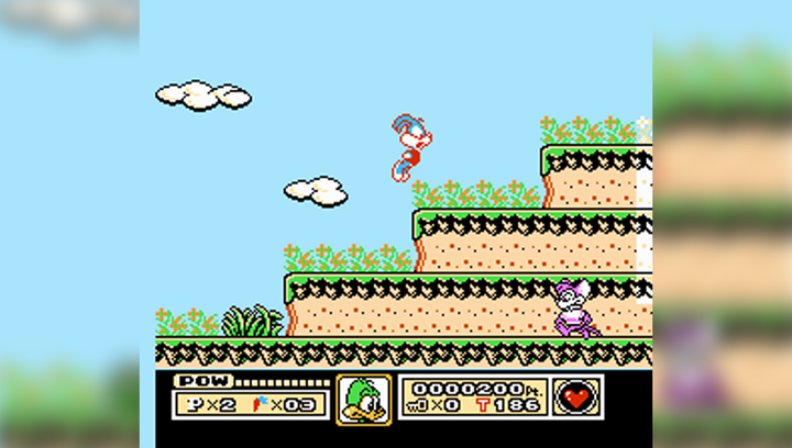 Игра Nintendo Famicom Dendy Tiny Toon Adventures Японская Версия Только Картридж Б/У - изображение 3