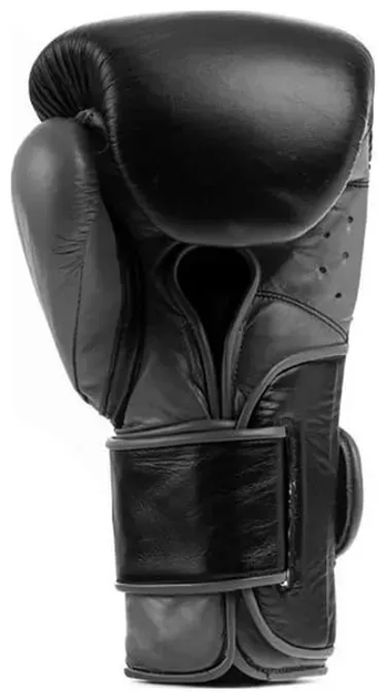 Боксерські рукавиці EVERLAST POWERLOCK 2 PRO TRAINING H&L GLOVE 14 унцій, чорні - изображение 4