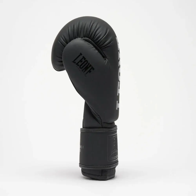 Перчатки боксерські Leone GN058 TONE X розмір 16 унцій, чорні - зображення 4