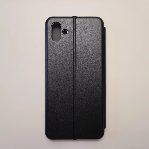 Чехол книжка Magnei для Samsung Galaxy A04, A04e с магнитом черный - изображение 2