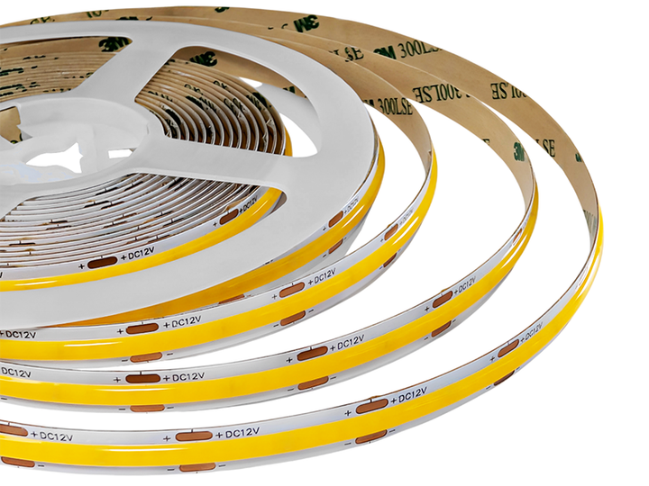 Світлодіодна стрічка MTK COB 320led-8mm-12V IP20 9W/m 2700-3500K (MTK-320WWСОВ-12 - Фото 3 Світлодіодна стрічка MTK COB 320led-8mm-12V IP20 9W/m 2700-3500K (MTK-320WWСОВ-12 - зображення 3