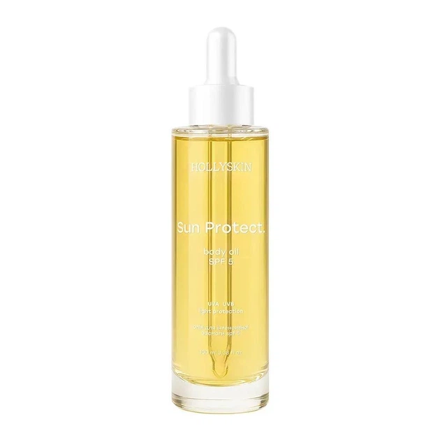 Масло для интенсивного загара тела Hollyskin Sun Protect Body Oil SPF 5 100 мл - Фото 1 Масло для интенсивного загара тела Hollyskin Sun Protect Body Oil SPF 5 100 мл - изображение 1