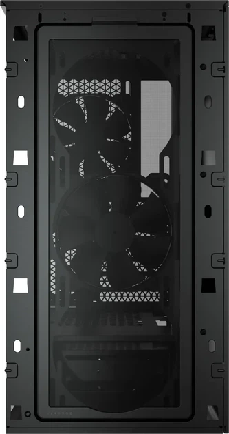 Корпус Corsair 4000D Airflow / Mid-Tower / Закаленное стекло / 2x120мм вентилятора / RapidRoute / USB Type-C / Черный - изображение 4