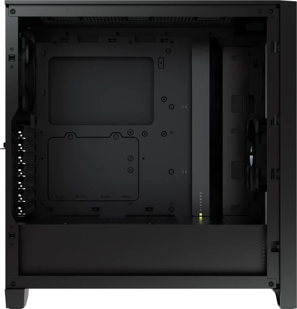 Корпус Corsair 4000D Airflow / Mid-Tower / Закаленное стекло / 2x120мм вентилятора / RapidRoute / USB Type-C / Черный - изображение 7