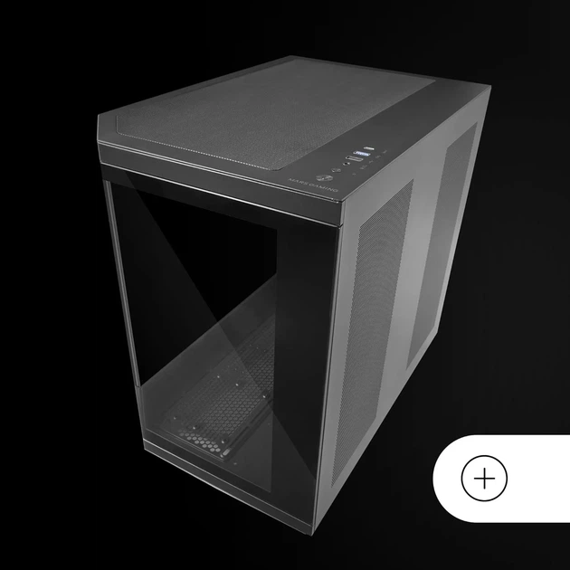 Корпус Mars Gaming MC-3TCORE / Без БЖ / ATX, Micro-ATX, Mini-ITX / USB-C / GPU до 410 мм / Чорний - зображення 6