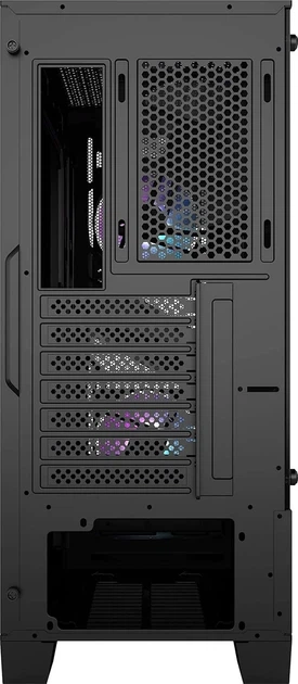 Корпус MSI MAG Forge 100R / без БП / Mid Tower / ARGB / Tempered Glass / USB 3.2 / 3x120mm Fans / Черный (101642292) - Уценка - изображение 9