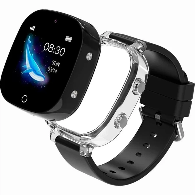 Дитячий смарт годинник Gelius Summer (GP-PK009) з GPS/4G/ESIM Black - изображение 3