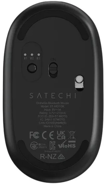 Mysz Satechi OntheGo Bluetooth Black (810086362530) - obraz 2