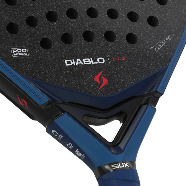 Ракетка для паделя SIUX DIABLO PRO ROYAL BLUE 2026 - Фото 6 Ракетка для паделя SIUX DIABLO PRO ROYAL BLUE 2026 - изображение 6