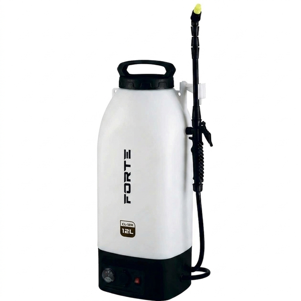 Опрыскиватель аккумуляторный Forte CL-12R телескопическая трубка 12L Black-White (3_08218) - Фото 1 Опрыскиватель аккумуляторный Forte CL-12R телескопическая трубка 12L Black-White (3_08218) - изображение 1