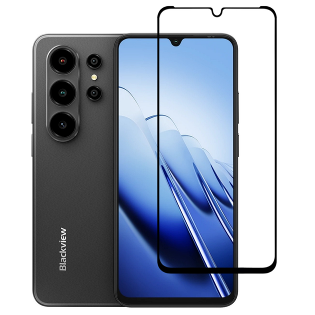 Защитное стекло LUX для Blackview Wave 10 полная проклейка черный - Фото 1 Защитное стекло LUX для Blackview Wave 10 полная проклейка черный - изображение 1