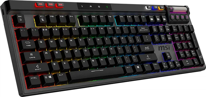 Клавіатура бездротова MSI Strike Pro Wireless Black (S11-43US214-CLA) - зображення 4