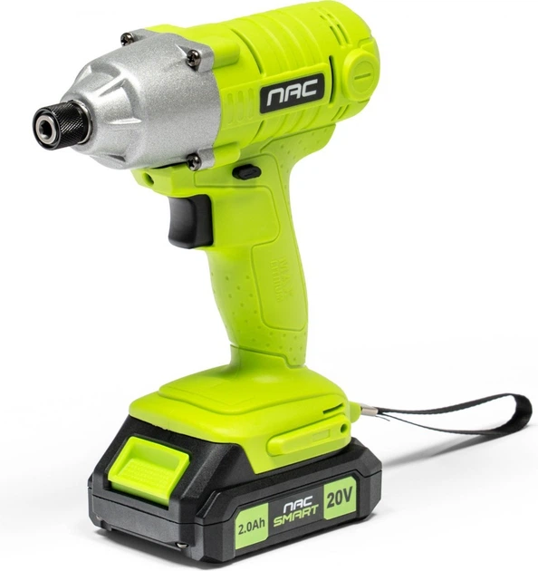 Zestaw Nac SMART NS-SET1-20V wkrętarka akumulatorowa + zakrętarka udarowa + akumulator + szybka ładowarka 20 V (5905842533370) - obraz 11