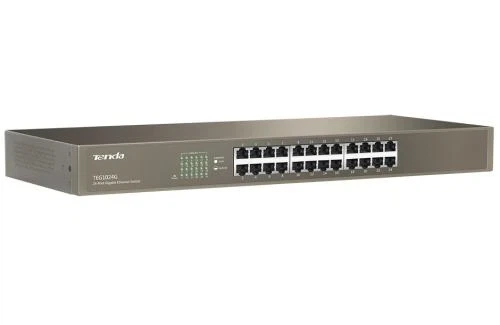 Комутатор TENDA TEG1024G, 24 LAN 10/100/1000BaseT, Desktop метал, Некерований - зображення 3
