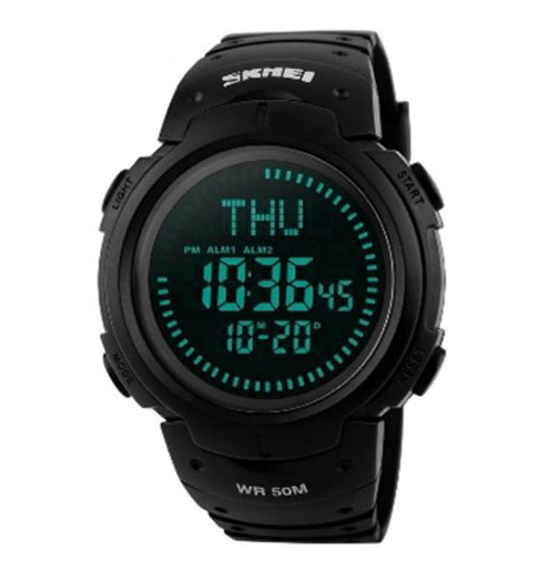Мужские часы SKMEI 1231BK Compass Черный - Фото 3 Мужские часы SKMEI 1231BK Compass Черный - изображение 3