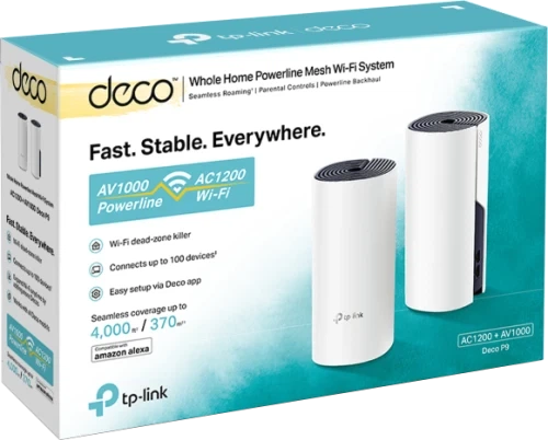 Беспроводная система Wi-Fi TP-LINK Deco P9 (2-pack), White - изображение 2