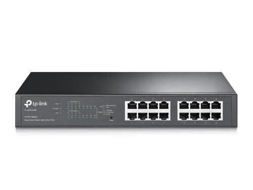 Комутатор TP-LINK TL-SG1016PE - Фото 1 Комутатор TP-LINK TL-SG1016PE - зображення 1