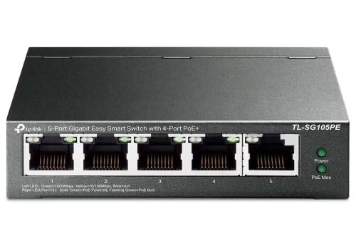 Коммутатор TP-LINK TL-SG105PE - Фото 1 Коммутатор TP-LINK TL-SG105PE - изображение 1