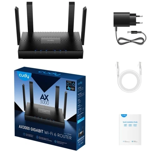 Маршрутизатор Cudy WR3000, Black - изображение 3