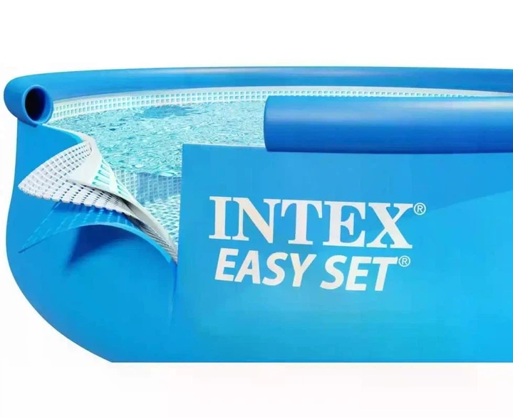 Басейн Intex 28120-5 надувний круглий 3853 л ПВХ з картриджним насосом тент підстилка драбина ручний насос 305х76 см Синій Басейни для дорослих літній відпочинок сімейний відпочинок на дачі - зображення 4