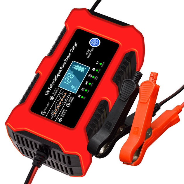 Зарядное устройство RIAS R-1210 с LCD экраном и режимом восстановления 12V 10A Red (3_08230) - изображение 5