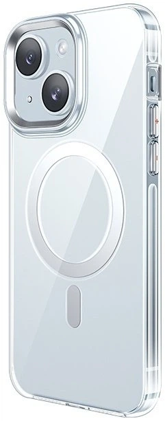 Чохол-накладка Hoco Magnetic для iPhone 15 Transparent - Фото 1 Чохол-накладка Hoco Magnetic для iPhone 15 Transparent - изображение 1
