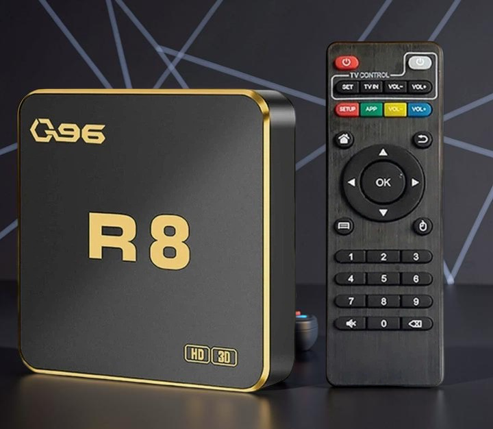 Медіаплеєр Q96 R8 Android TV приставка 8/64 Wi-Fi 6 Смарт ТБ приставка - зображення 2