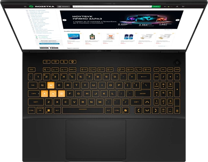 Ноутбук Asus TUF Gaming F16 FX608JMR (FX608JMR-S161) Jaeger Gray - Фото 6 Ноутбук Asus TUF Gaming F16 FX608JMR (FX608JMR-S161) Jaeger Gray - зображення 6
