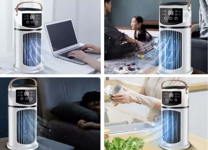 Портативный охладитель воздуха Mini Air Cooler 2 в 1 - изображение 7