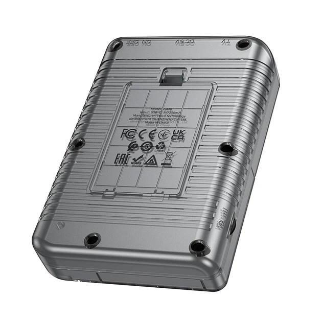 Портативна ігрова консоль HOCO GA40 Brilliant vertical screen handheld game console Gray - изображение 7