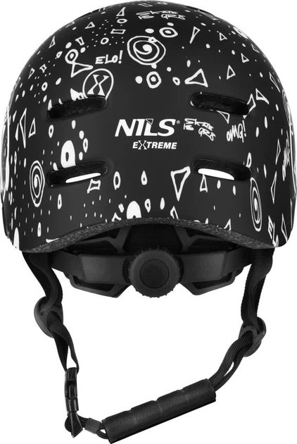 Kask Nils Extreme MT311 S 52-56 cm Czarny (5908261688850) - obraz 4