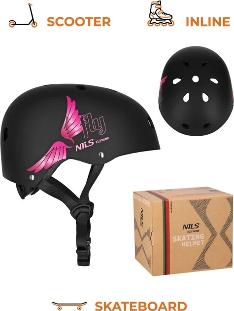 Kask Nils Extreme MTW001 Fly XS 48-52 cm Różowy (5908261688911) - obraz 2