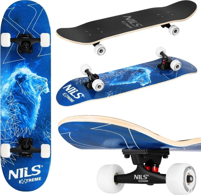Скейтборд Nils Extreme Флуоресцентний Lion CR3108SA (5908261688164) - зображення 2