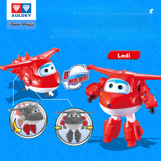 Набор AULDEY Super Wings All-Star Reunion, 12 трансформирующихся роботов в подарочной коробке, детский игровой набор, подарок на день рождения. - изображение 4