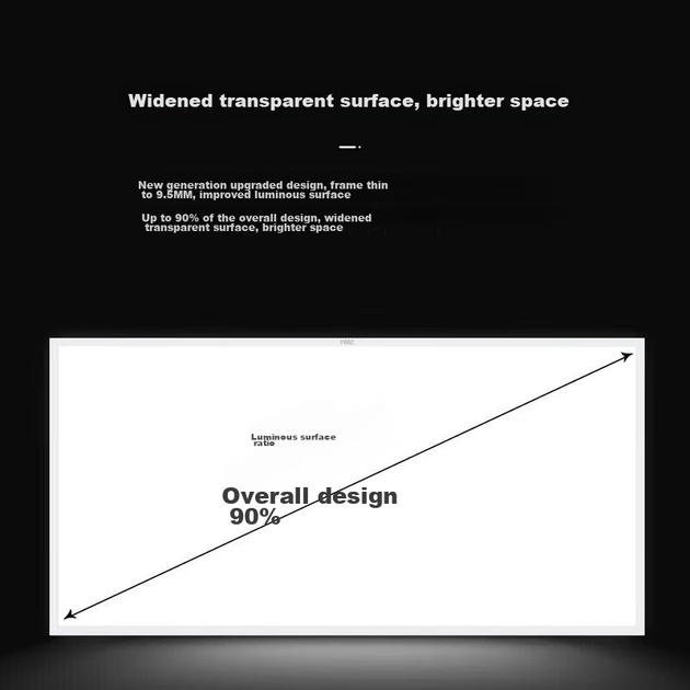 Светильник NVC потолочный LED для кухни/ванной, 300×600мм, 36Вт - изображение 4