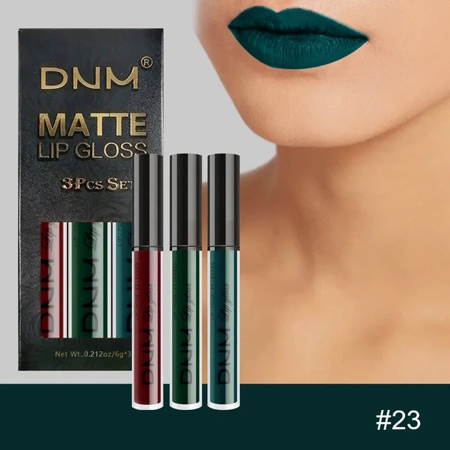 Набор Губных помад DNM 3 шт водостойкая матовая set 08 - Фото 2 Набор Губных помад DNM 3 шт водостойкая матовая set 08 - изображение 2