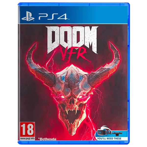 Игра Doom VFR для PS4 (Blu-ray диск) RU Б/У - Фото 1 Игра Doom VFR для PS4 (Blu-ray диск) RU Б/У - изображение 1