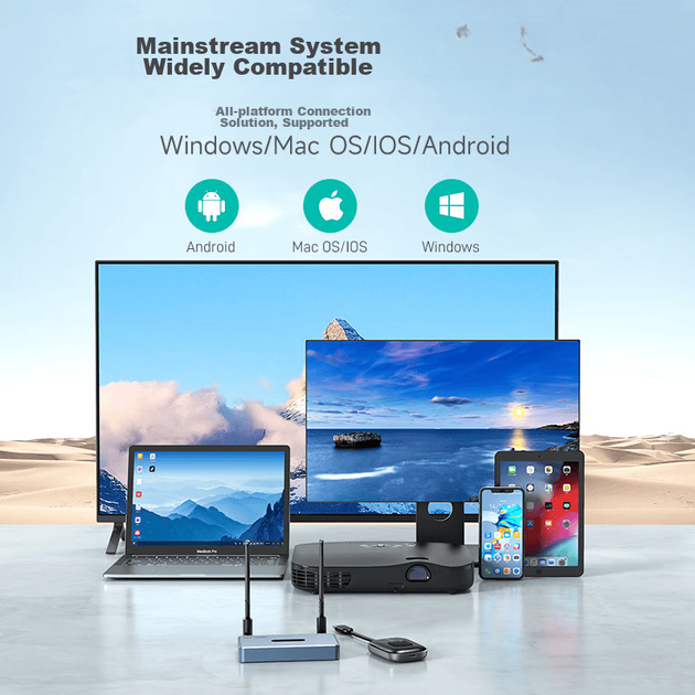 Передатчик MT-Viki MT-WX02 HDMI беспроводной 4K для проектора - Фото 6 Передатчик MT-Viki MT-WX02 HDMI беспроводной 4K для проектора - изображение 6