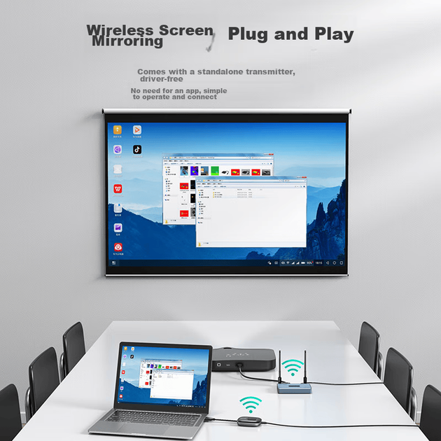 Передатчик MT-Viki MT-WX02 HDMI беспроводной 4K для проектора - Фото 7 Передатчик MT-Viki MT-WX02 HDMI беспроводной 4K для проектора - изображение 7