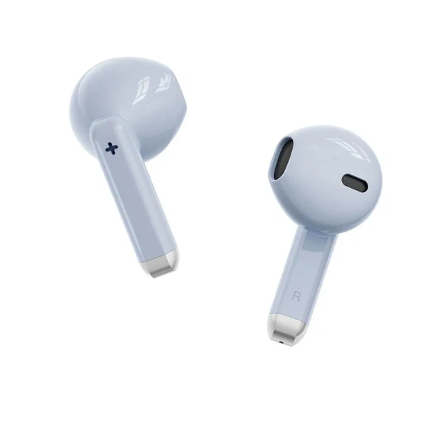 Навушники XO X33 Mini Jade Crystals TWS Bluetooth 5.3, бездротові, зарядний кейс, мікрофон, сенсорне керування, блакитні - Фото 3 Навушники XO X33 Mini Jade Crystals TWS Bluetooth 5.3, бездротові, зарядний кейс, мікрофон, сенсорне керування, блакитні - зображення 3