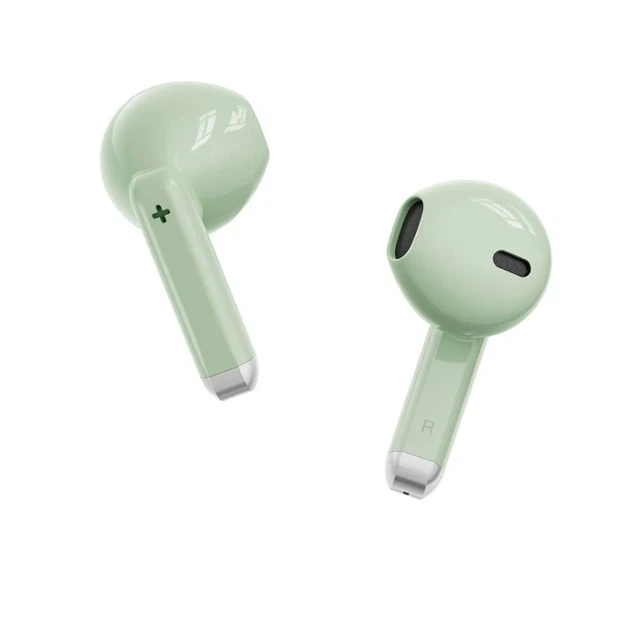 Навушники XO X33 Mini Jade Crystals TWS Bluetooth 5.3, бездротові, зарядний кейс, мікрофон, сенсорне керування, зелені - зображення 3