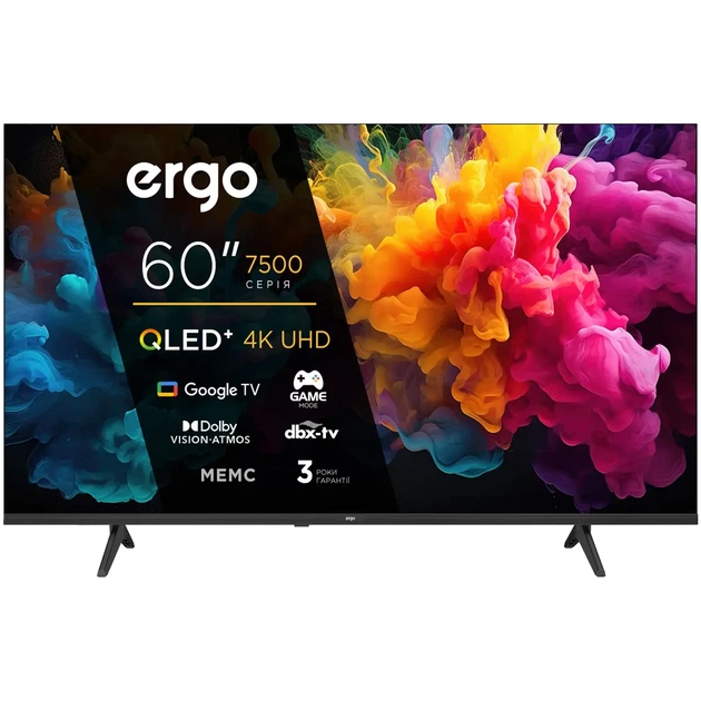 Телевізор ERGO 60JUQ7500 рідкокристалічний - зображення 2