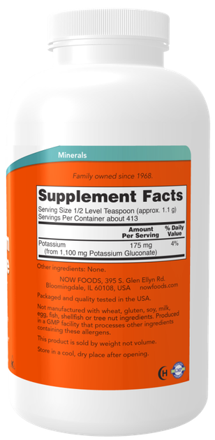 Калій глюконат NOW Foods Potassium Gluconate 454 г (733739014719) - зображення 2