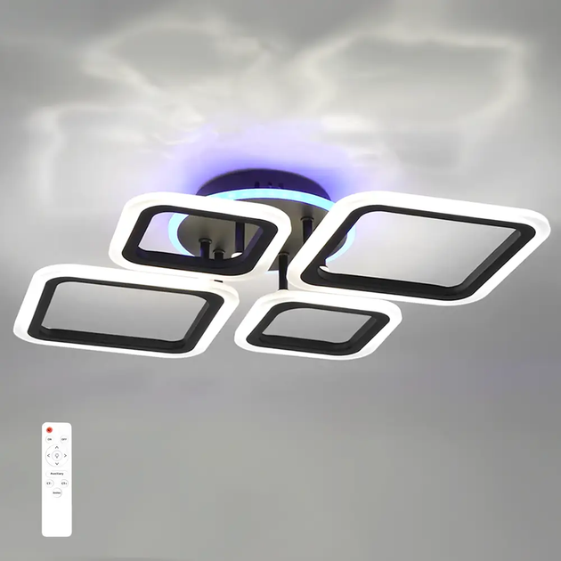 Люстра светодиодная акриловая / Потолочный LED светильник X-595 - изображение 4